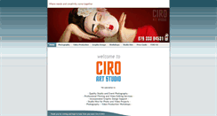Desktop Screenshot of ciroartstudio.com