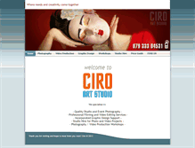 Tablet Screenshot of ciroartstudio.com